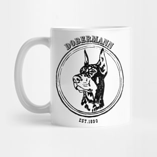 Rustic Dobermann Mug